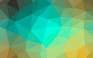 Fototapeta premium Illustration of yellow, blue and brown Pastel with color boost background.