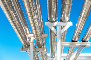 Cooling Chiller or Steam Pipeline and Insulation of Manufacturing in Oil and Gas Industrial,...