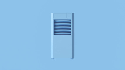Pale Blue Office Air Conditioner 3d illustration 3d render