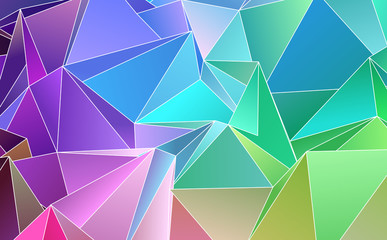 Fototapeta premium Abstract Low-Poly background. triangulated texture. Design 3d. Polygonal geometrical pattern. Triangular modern style
