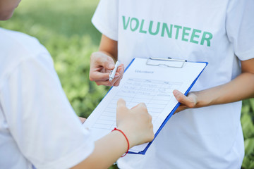 Join the volunteer club
