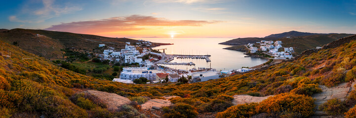 View of Loutra village from the hills above.