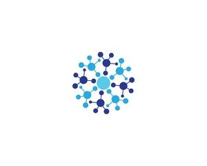 Molecule logo template