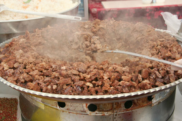 kavurma, a turkish meal