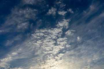 青い空と白い雲