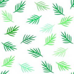 leaves seamless pattern vector