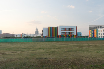 Fototapeta premium school in the South West of Moscow