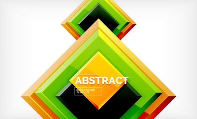 Square geometrical background