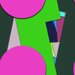 Flat material design - Creative vector trend seamless