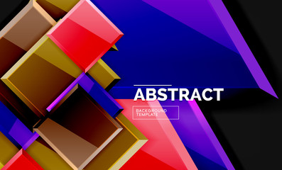 Shiny style geometric background