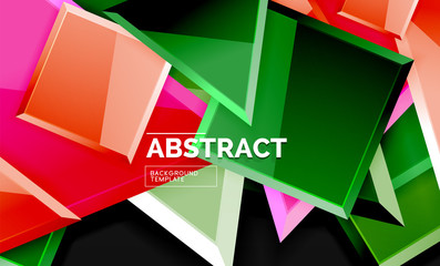 Shiny style geometric background