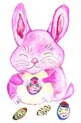 Kawaii Easter bunny