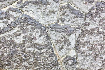 Horizontal concrete texture with wrinkled black paint