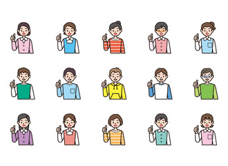 こどもたち・クラスメイト・親指・いいね!・褒める1