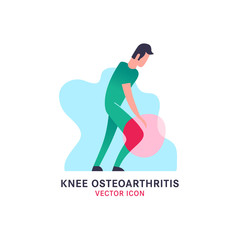 Knee osteoarthritis icon