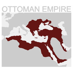 vector map of the Ottoman Empire