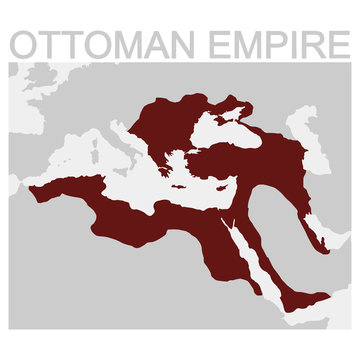 Vector Map Of The Ottoman Empire