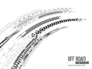 Grunge Tire Background © Double Brain