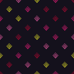 Ethnic boho seamless pattern. Patchwork texture. Weaving. Traditional ornament. Tribal pattern. Folk motif. Can be used for wallpaper, textile, invitation card, wrapping, web page background.