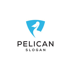 pelican shield logo design