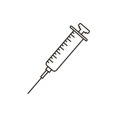 syringe vector icon