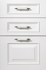 White wooden drawer