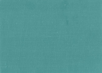 Old grungy canvas pattern with dirty spot in cyan color.