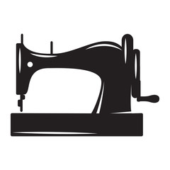 Vector monochrome illustration on the theme of tailoring