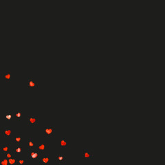 Valentines day. Vector confetti. 