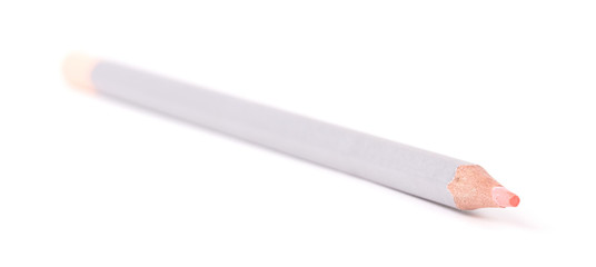 Wooden color pencil, selective focus - orange