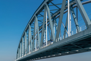 Railroad Bridge Near Nijmegen