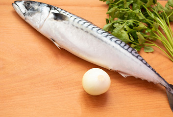 herring with red onion, lime and parsley