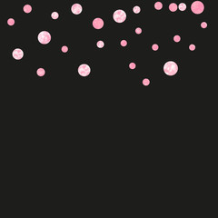 Gold glitter confetti with dots