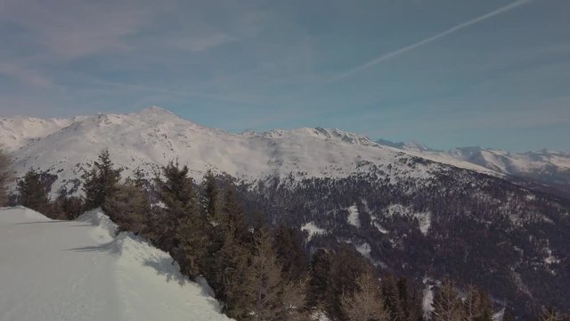 Snowy Mountains, Spring in the Alps