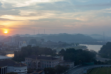 Dawn over BSB, Brunei. Part 2