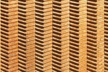 木組み細工の板壁