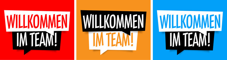 Willkommen im team