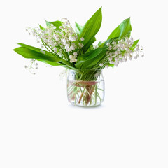 Bouquet of lily of the valley, spring flowers