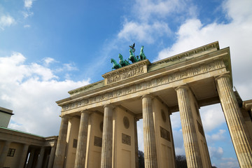 Fototapeta na wymiar Brandenburg Gate view