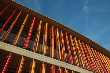 Modern facade building