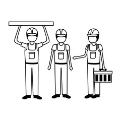 workers construction equipment