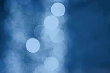 blue plenty of falling lights one color bokeh texture - nice abstract photo background