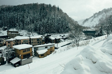 winter in the mountains