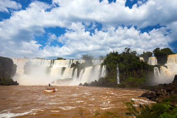 worldwide known Iguassu falls