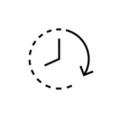 Passage of time icon. Graphic elements for your design