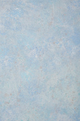 Blue pastel Venetian plaster, texture.