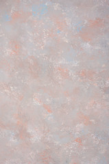 Blue beige Venetian plaster, texture.