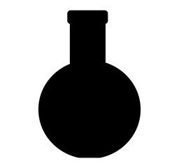Chemical pot icon with vector