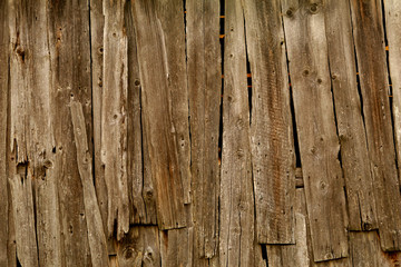 Brown wood board  texture for background. Close-up image. Background of the brown wooden wall.