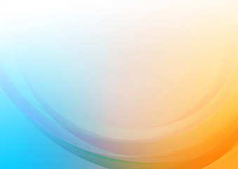 Abstract curved colors background